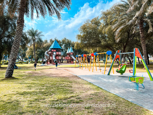 Qurum Natural Park Muscat met kinderen